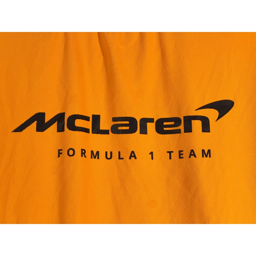 Castore McLaren Formula 1 Team Jersey Grey Orange F1 Sponsor Shirt Mens XL